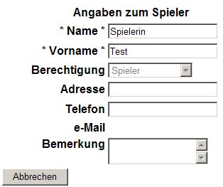 Spieler anzeigen
